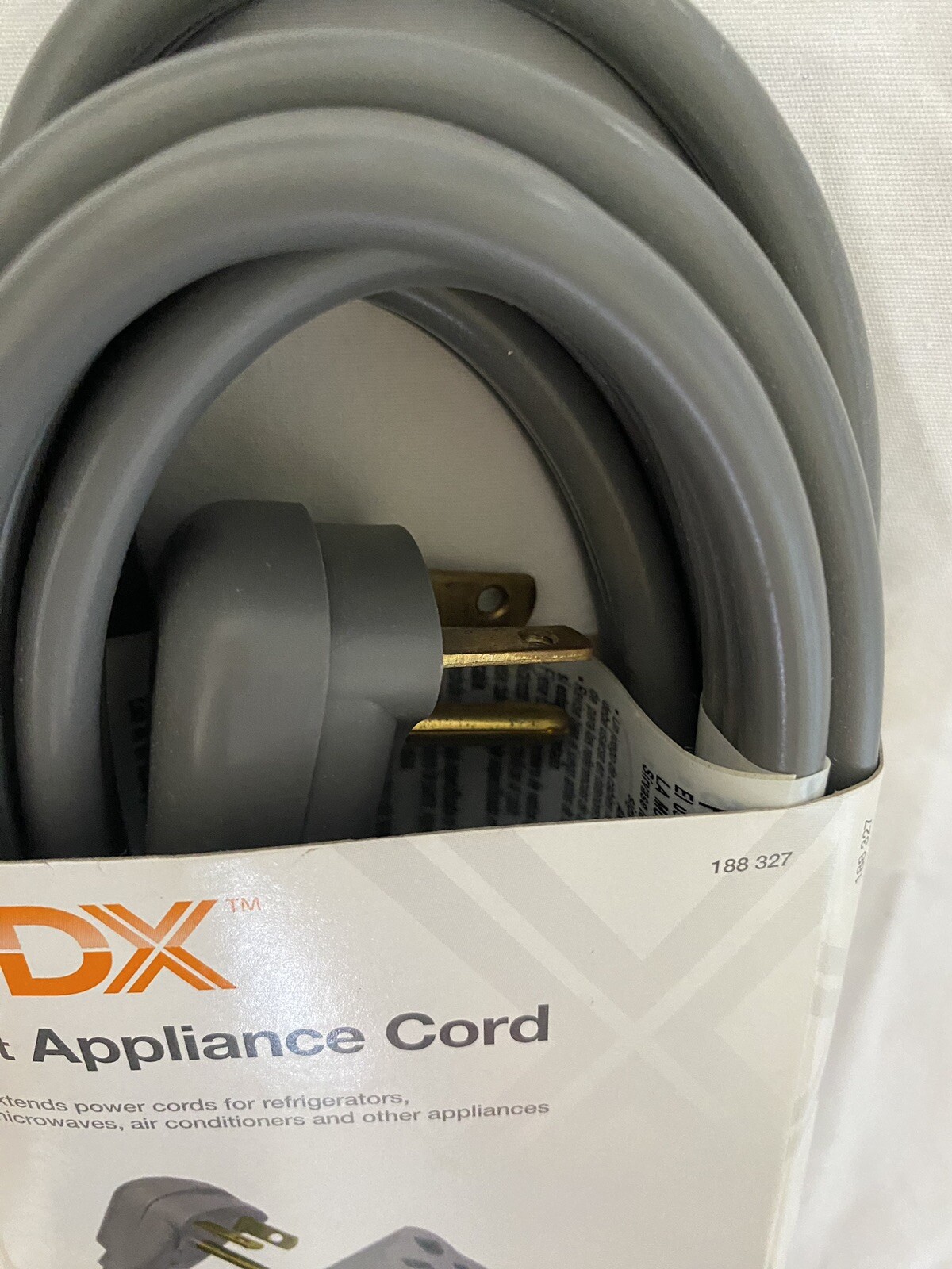 HDX 9 ft Appliance Cord 12 Gauge Calibre Electrodomestics Power Cord NEW