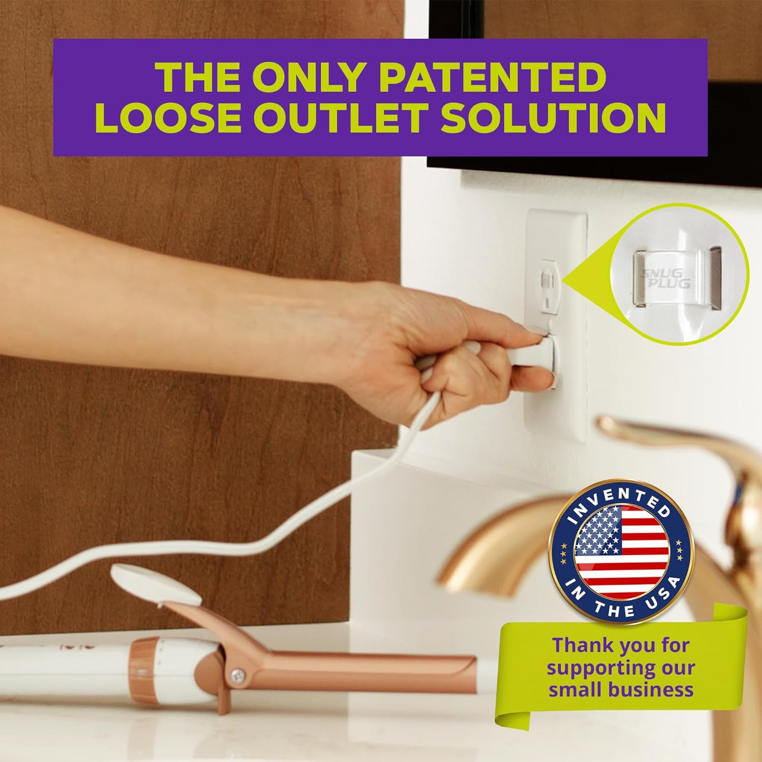 Loose Outlet Plug Fix & Outlet Insert | Prevent Plug from Being Unplugged & save