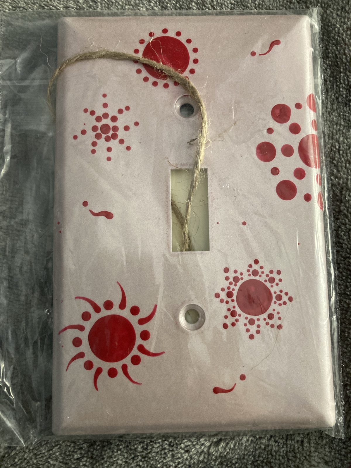 Uniquely Hand painted Outlet Cover! Bedroom/bathroom/ Any Room! Oversized