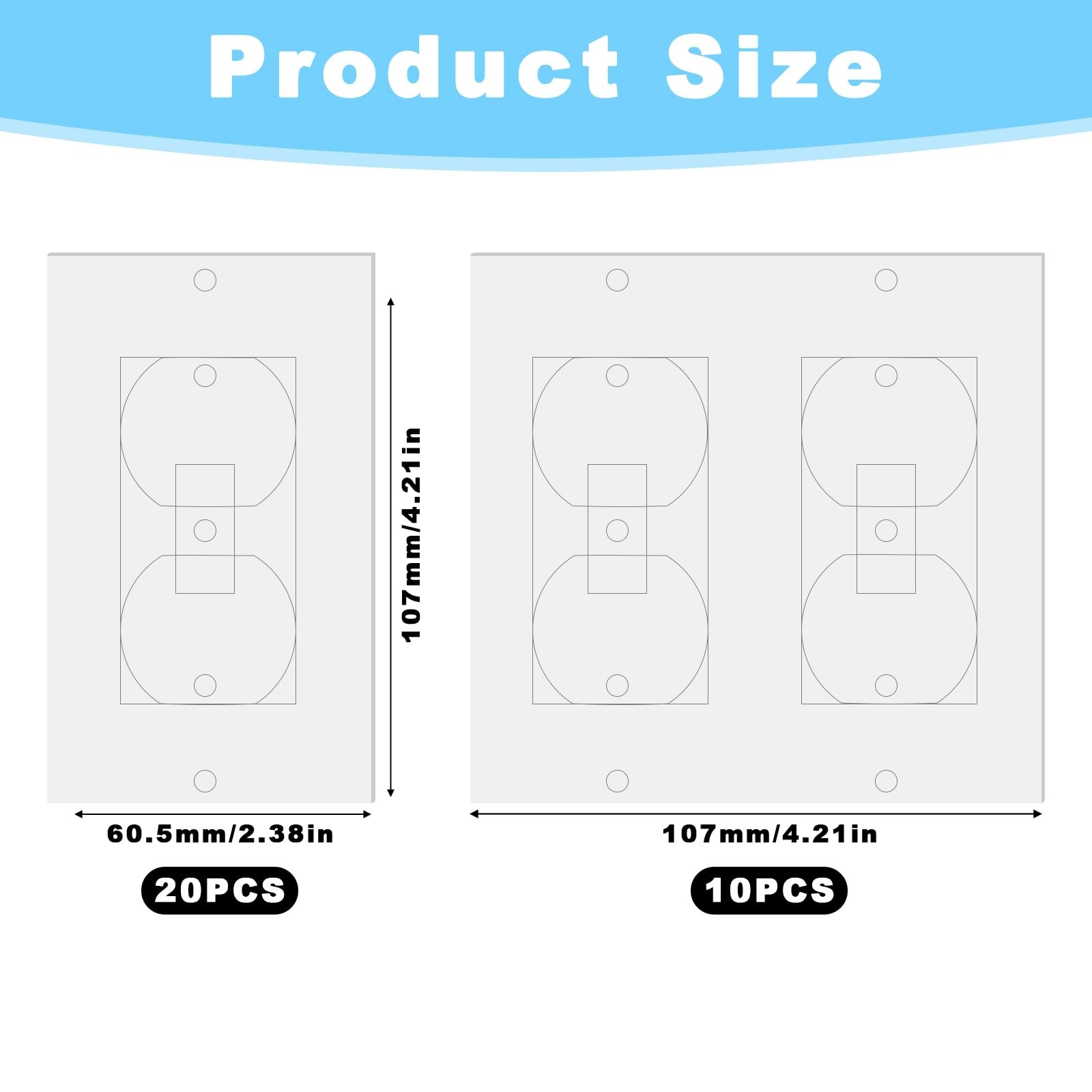 30 Pcs Electrical Outlet Insulation Pads,Draft Sealers,Foam Gasket for White
