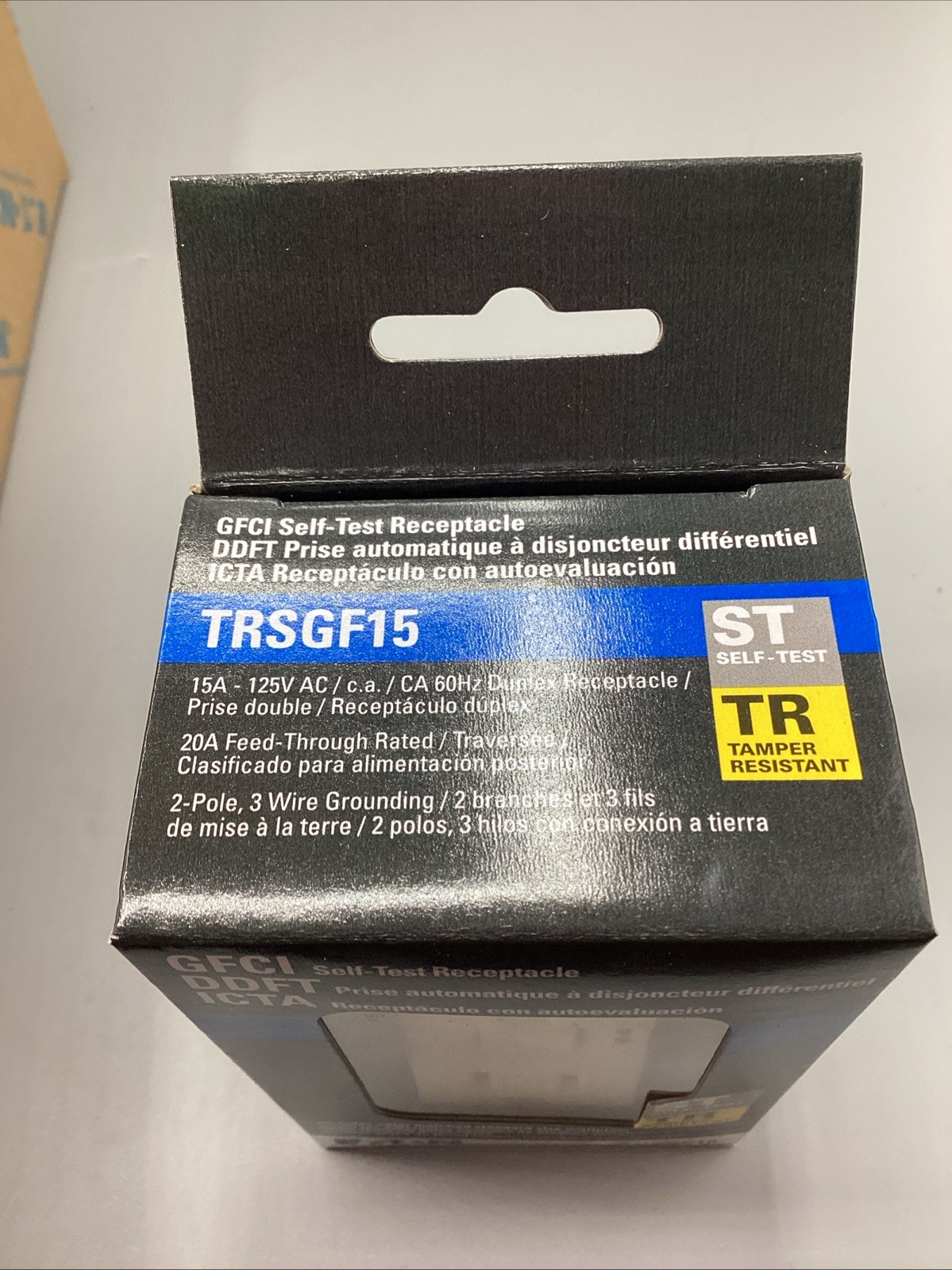 NOB Lot Of 10 Eaton TRSGF15V Ivory GFCI Self-Test Receptacle Outlets 15A TRSGF15