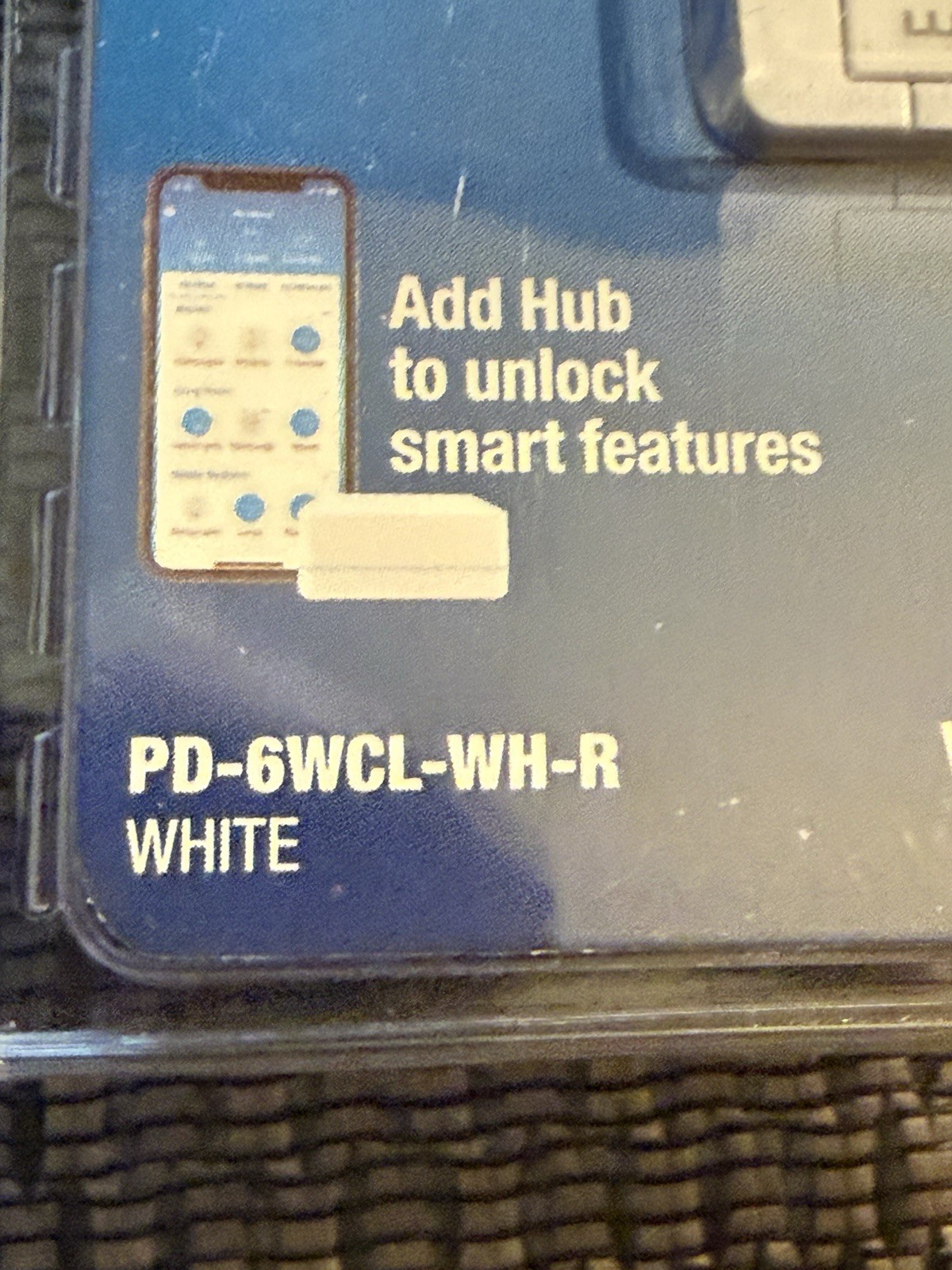 Lutron Caseta Smart Dimmer Wall Switch PD-6WCL-WH-R White LED/CFL