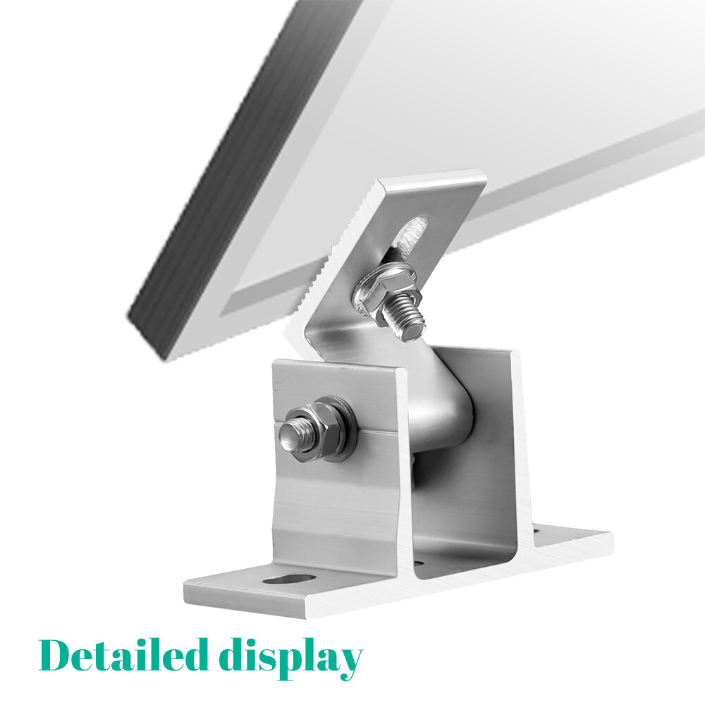 Solar Panel Mounting Brackets ABS Adjustable Angle Tilt Mount Fixing Wall Roof