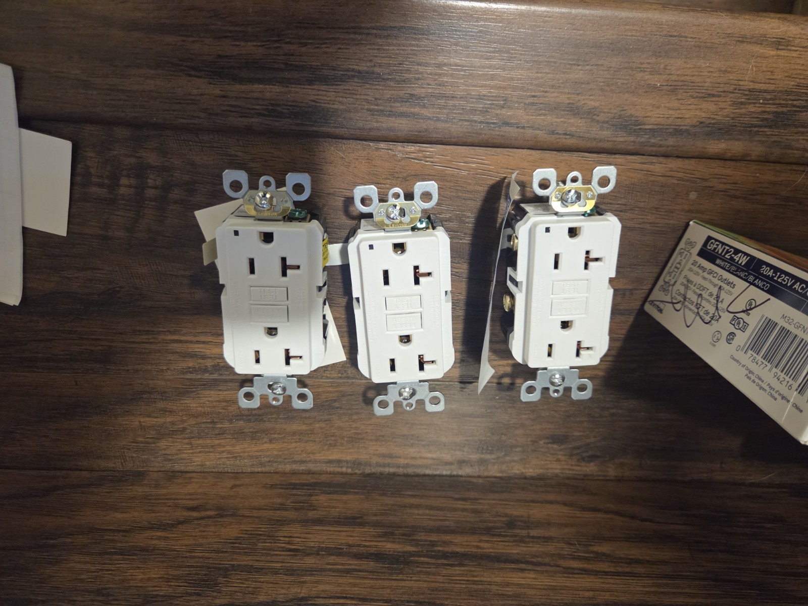Leviton GFNT2-4W GFCI Outlet- (3 Pack)