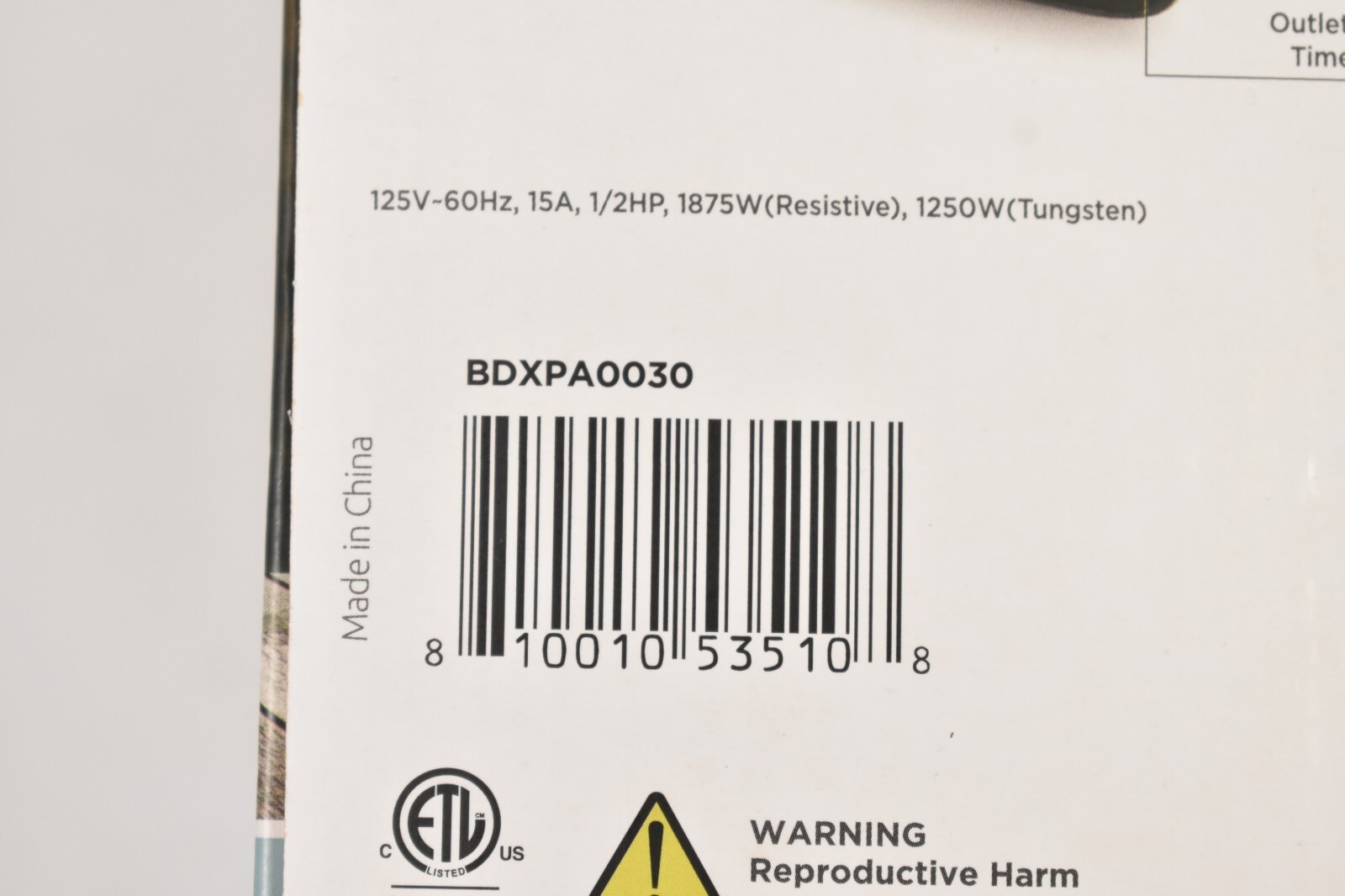 Black + Decker Outdoor 2 Grounded Outlets Timer Module 2 Pack BDXPA0030