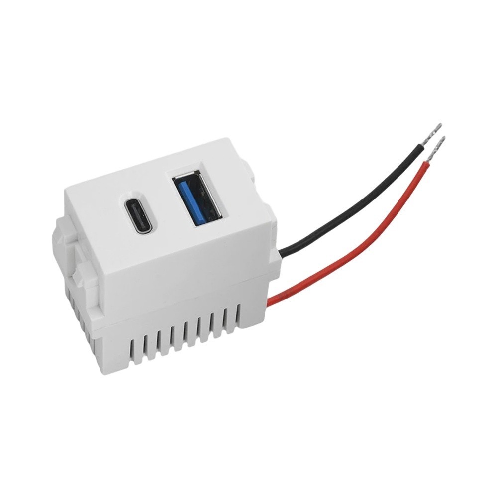 220V AC to 5V DC USB Power Socket Panel 2.1A Output for Phones Tablets