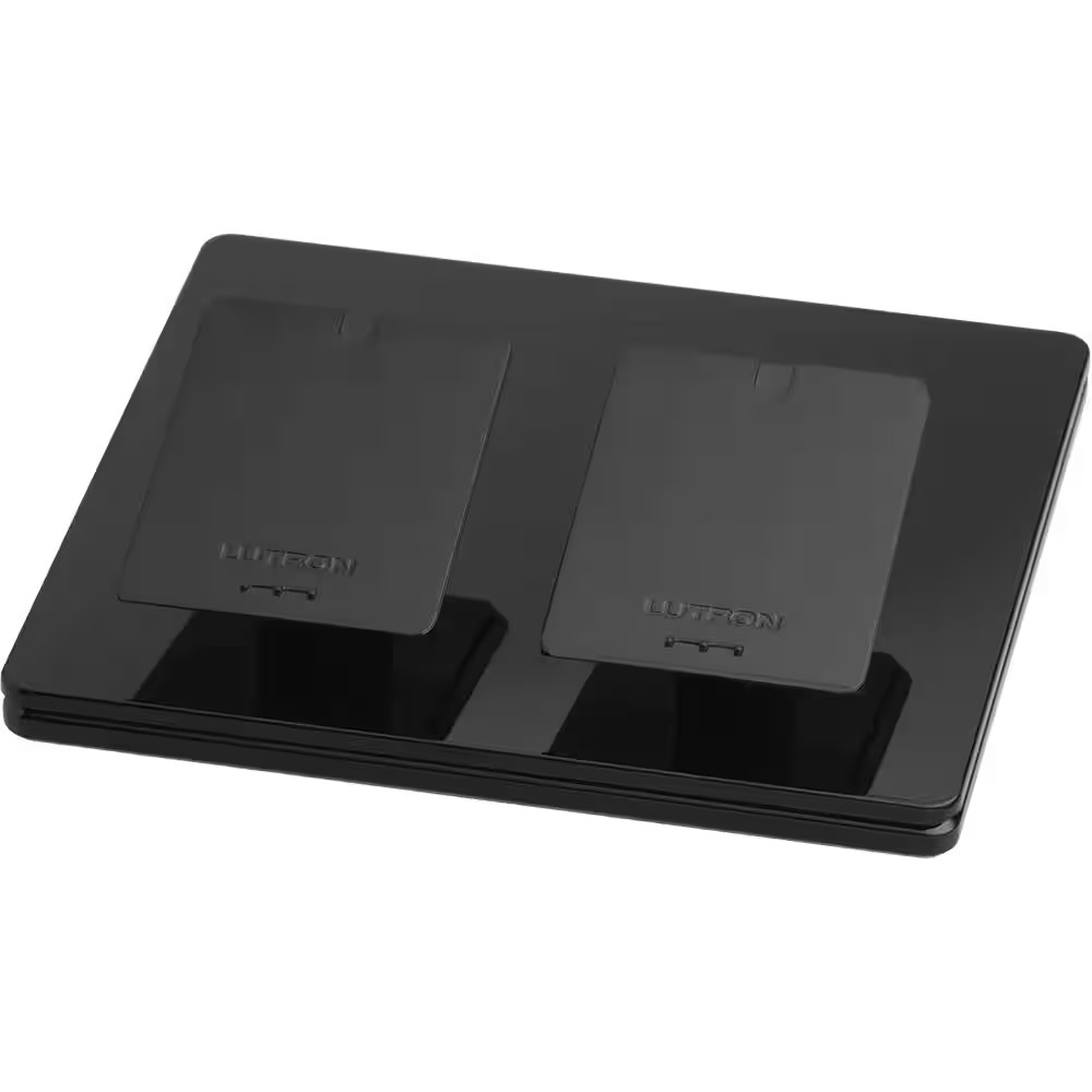 Caseta Dual Pedestal for Pico Remotes, Black (L-PED2-BL) Free Shipping New
