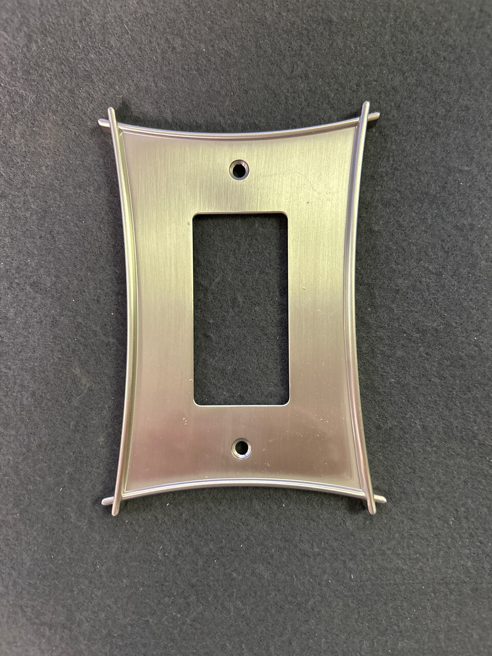 Bellaire Single Decorator Plate Satin Nickel