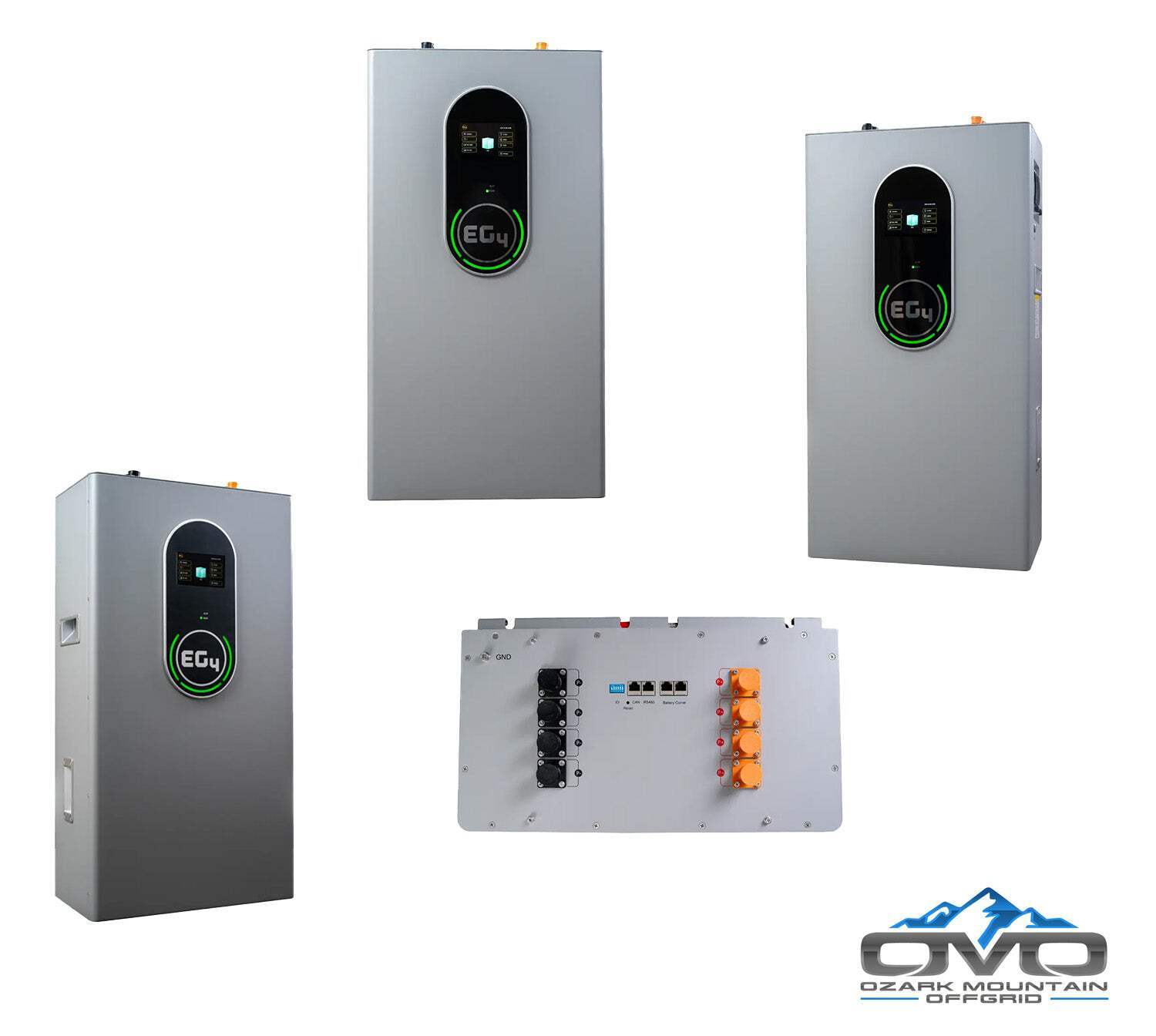 2.2KW Complete Offgrid Solar Kit + 6K EG4 6000XP Inverter + 14.3KW 48V EG4 Lithi