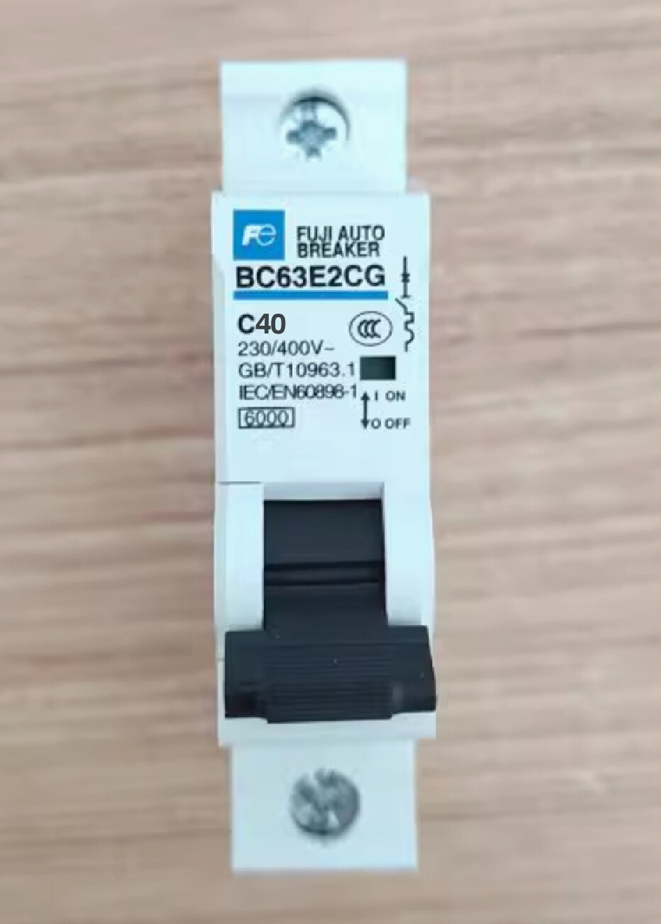 Fuji Electric Miniature Circuit Breaker MCB BC63E2CG-1P C40 40A