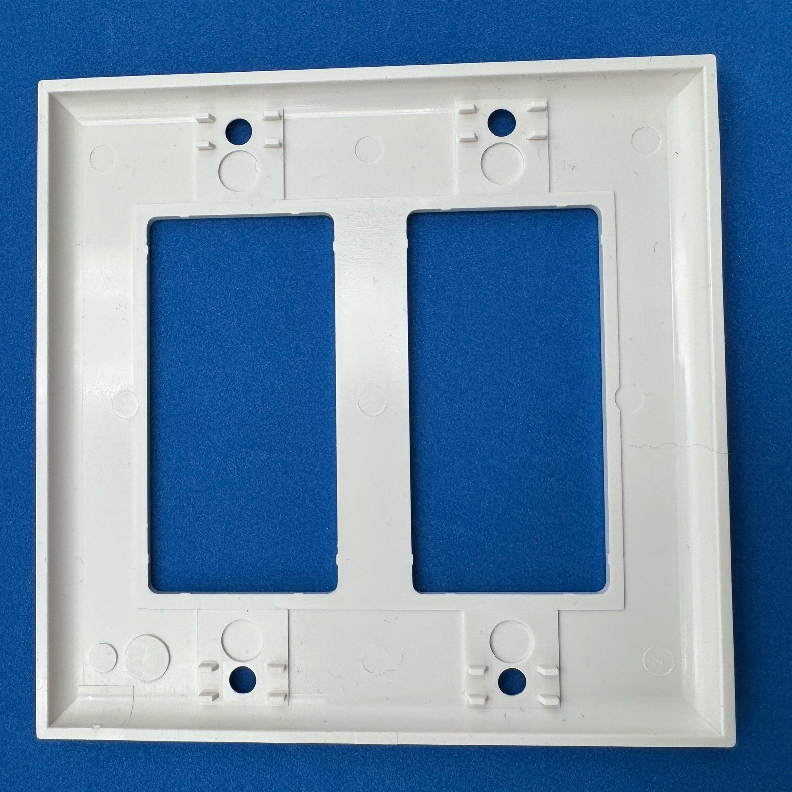10pk of 2-Gang Decorator/Rocker Wall Plate White Unbranded / Unmarked New
