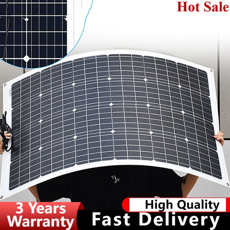 300W Flexible Solar Panel for Boat RV Car Camping Battery Charging Solutions