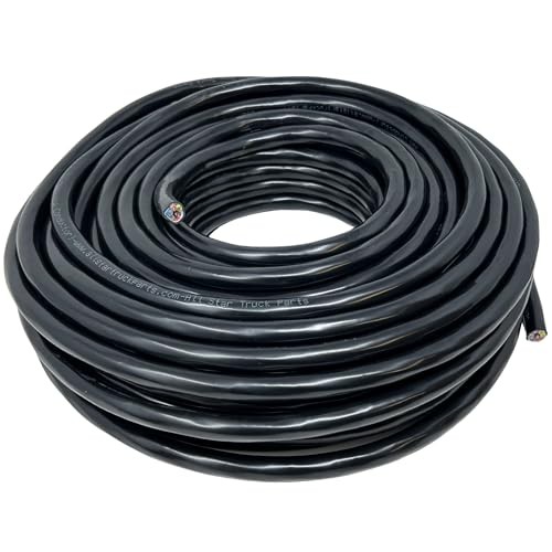 [] Heavy Duty 14 Gauge 7 Way CCA Conductor Wire RV Trailer Cable Cord 25 FEET