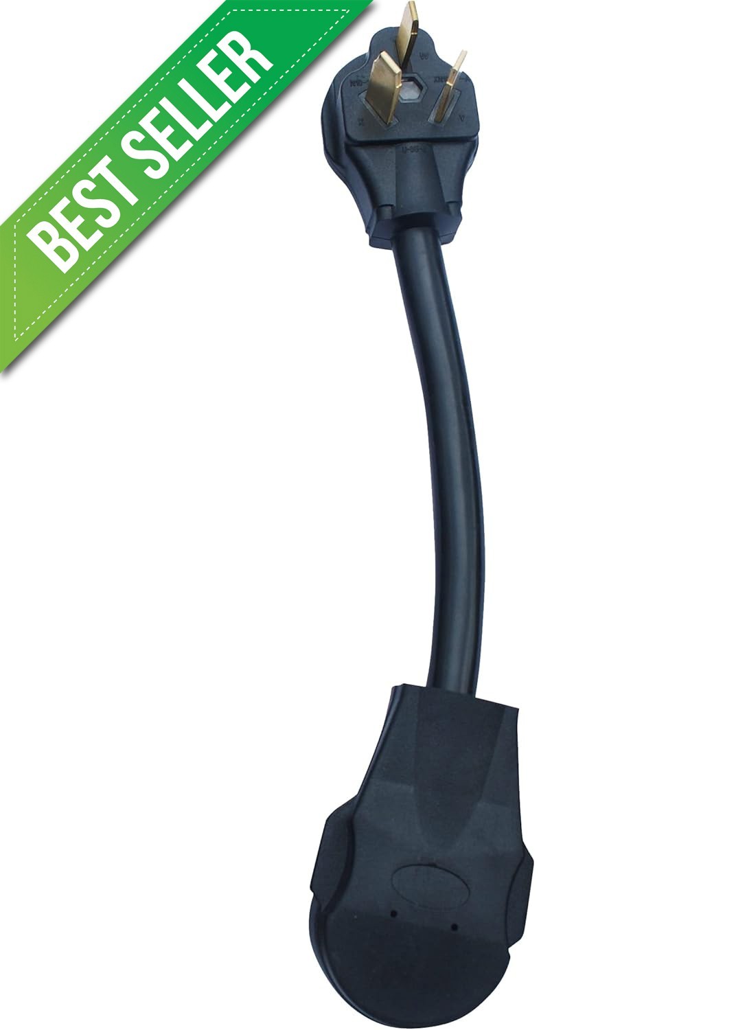 Adapter for 3-Pin Plug to 4-Pin Outlet for Stoves & Electric Range 10-50P/14-50R