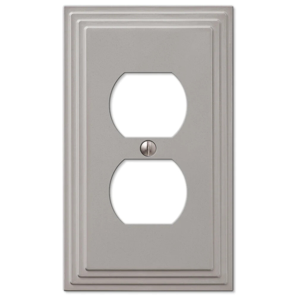Steps Satin Nickel Switchplate Wall Plate Covers Light Switch