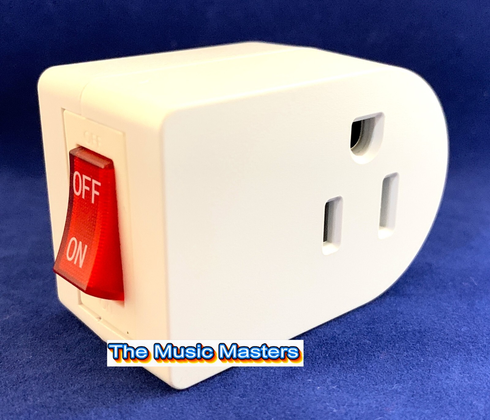 2X Grounded On/Off LIGHTED POWER SWITCH Single AC Wall Plug Electrical Outlet