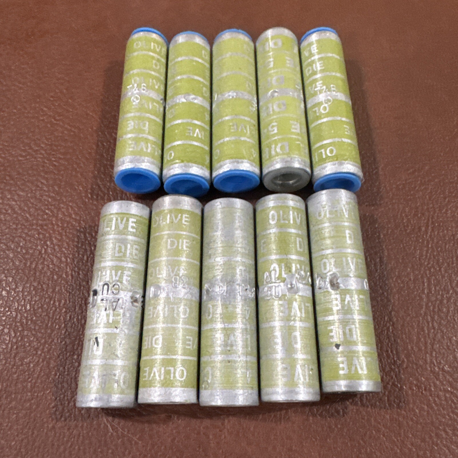 10x THOMAS & BETTS 60536 Long-Barrel Spl,TinPltd,Long,Olive 3LN10
