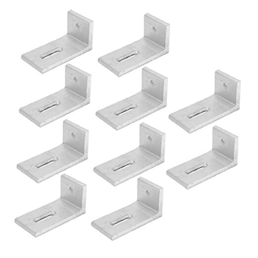 Aluminum Alloy 10PCS L Foot Solar Panel Mount Bracket with Anodized