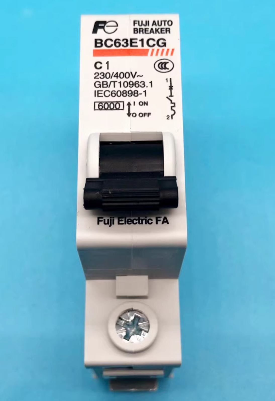 Fuji Electric Miniature Circuit Breaker MCB 1P BC63E1CG-1C 1A