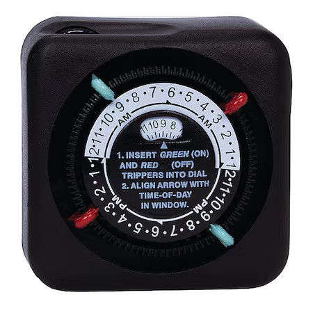 Intermatic Tn111rm40 Timer, Mechanical, 120V, 9.5A, Plug In