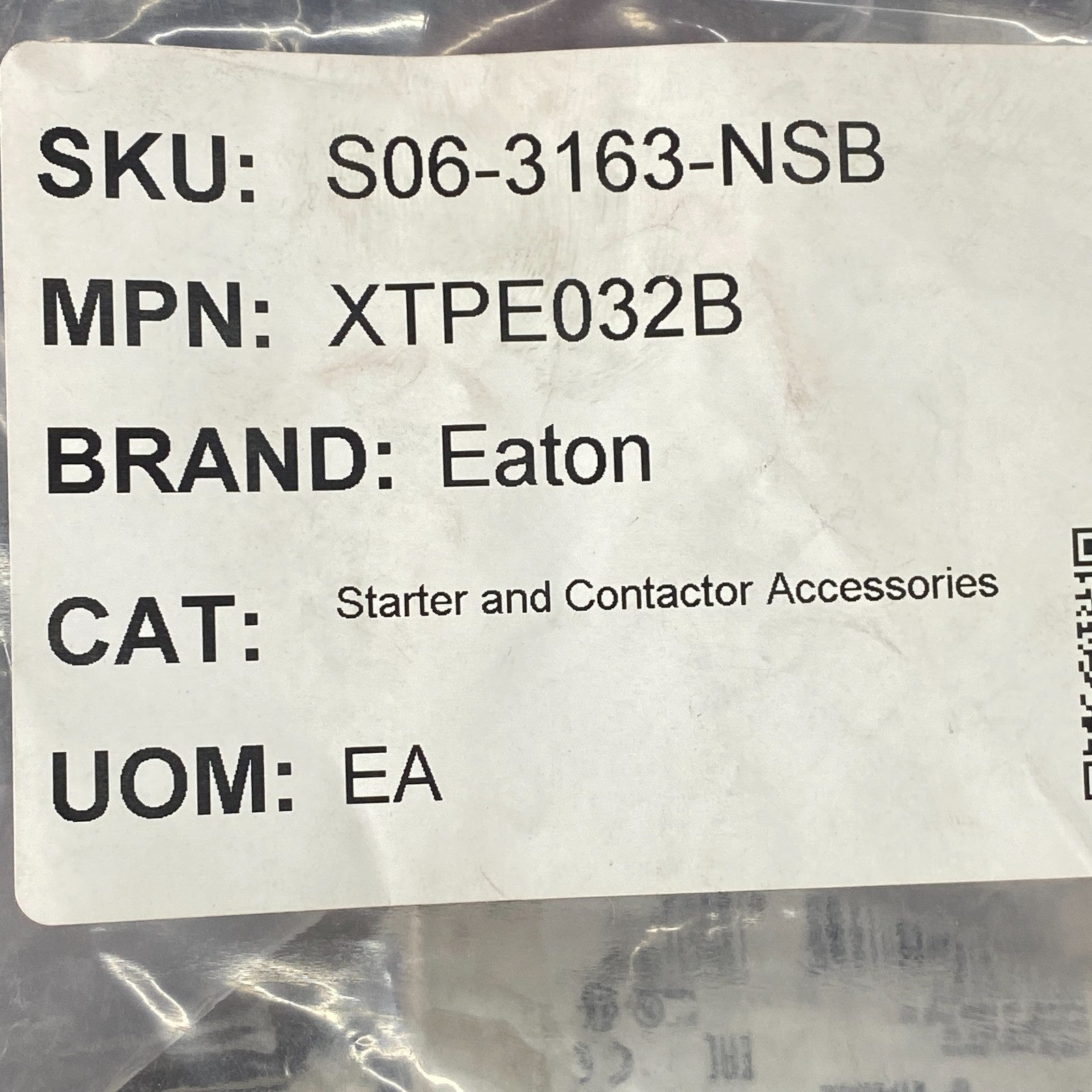 EATON XTPE032B Starter and Contactor Accessories PKE32/AK FREE SHIPPING