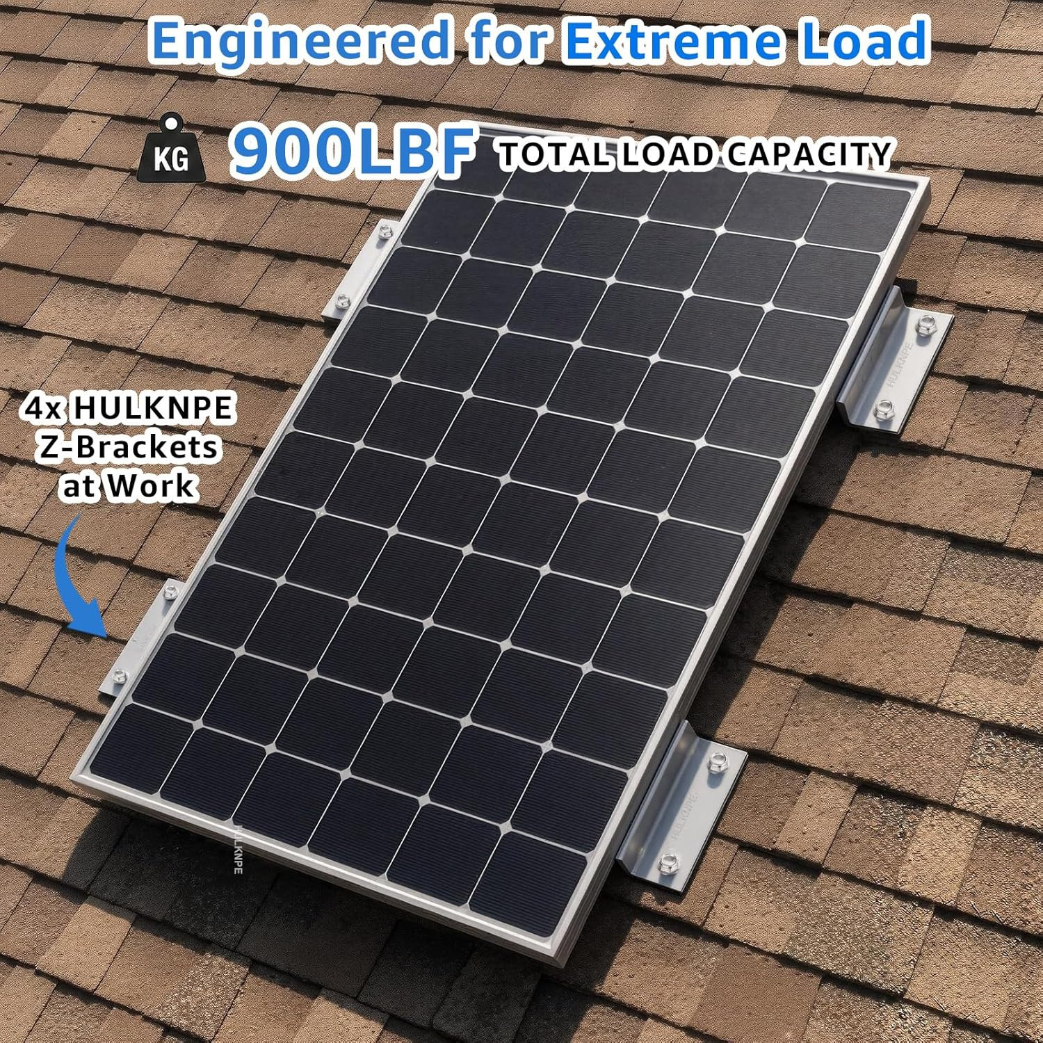Z Brackets Solar Panel Mounting Kit (16 Pack) – Heavy Duty Corrosion-Resistant A