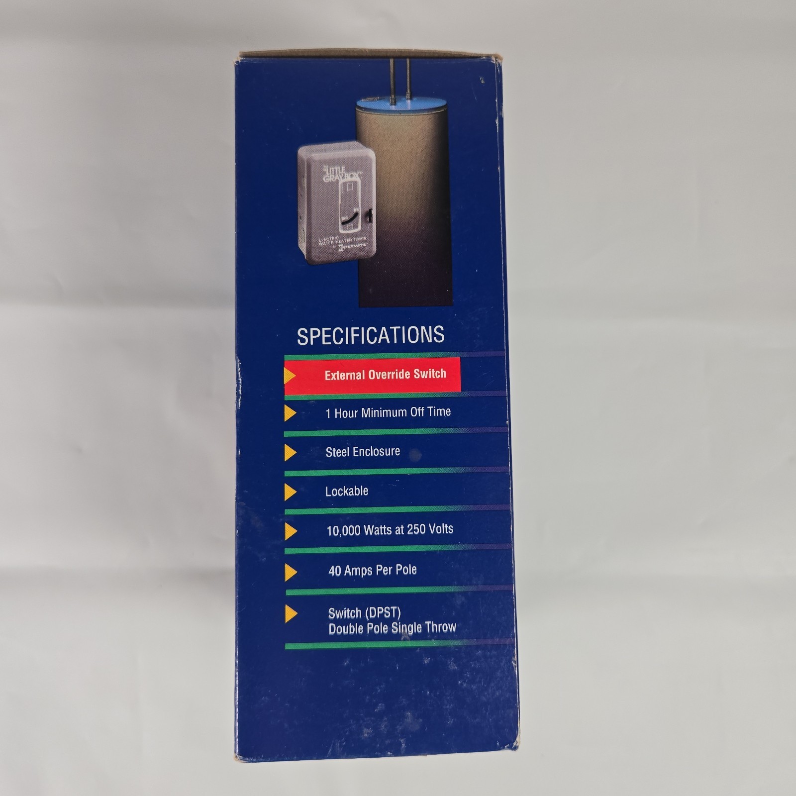 Intermatic Programmable Electric Water Heater Timer-Little Gray Box-WH40-40amp