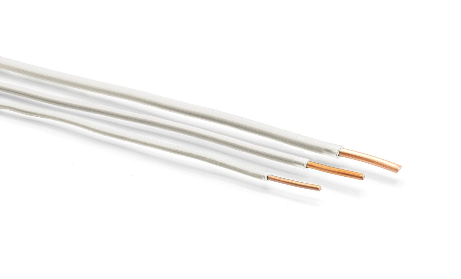 THE CIMPLE CO 10 AWG Insulated Solid Copper 25 Feet (7.5 Meter), White