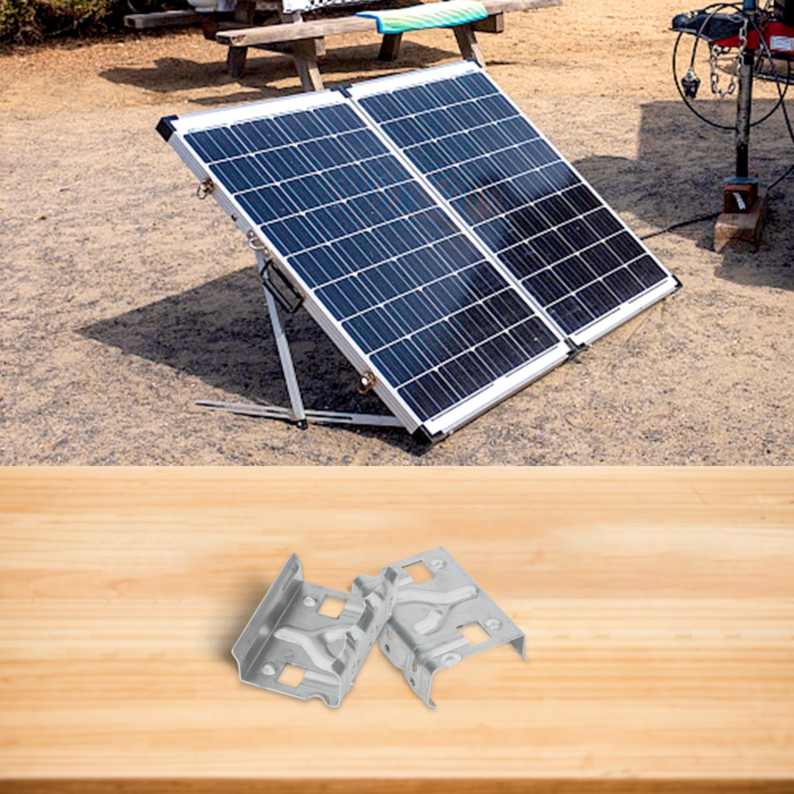 10 Pcs Aluminum Alloy Solar Panel Drain Clips for Efficient Water Drainage