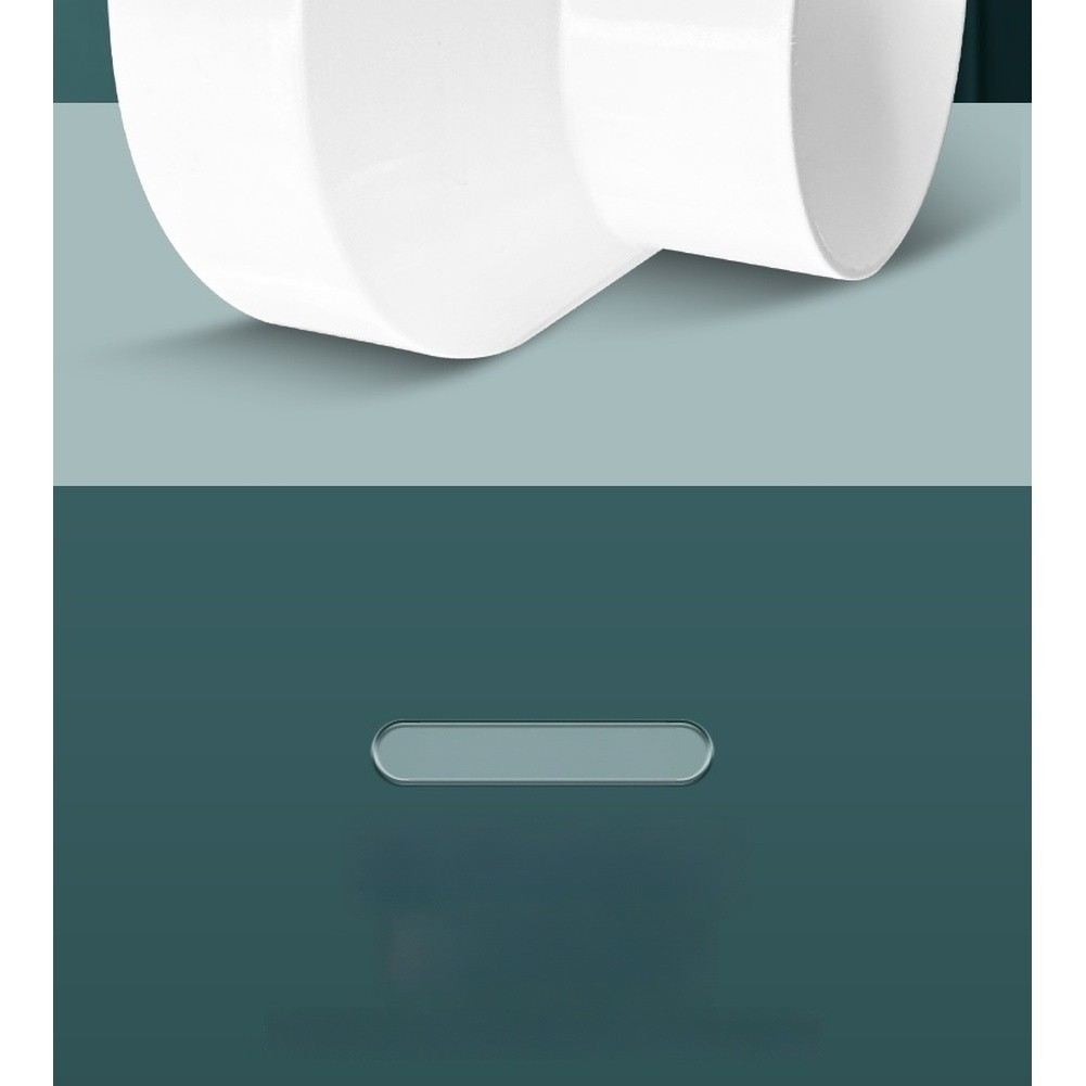 Plastic Duct Reducer Coupling 150mm to 100mm White ABS for Air Systems