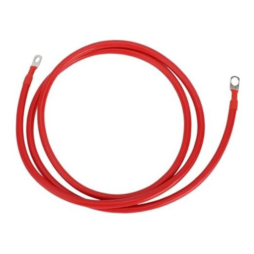 1 Pc Universal Battery Inverter Cable 3/8″ Lug 5/16″ Lug Battery Cable 6FT Red
