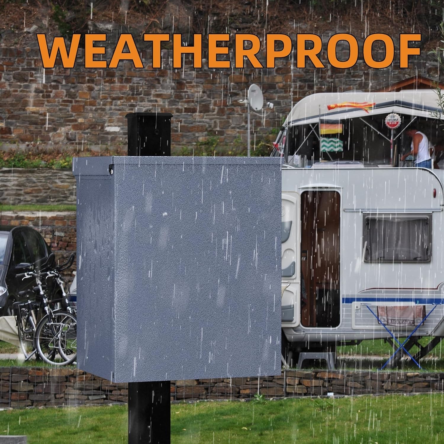 Heavy-Duty Prewired Weatherproof RV Electrical Panel with Circuit Breaker Safety
