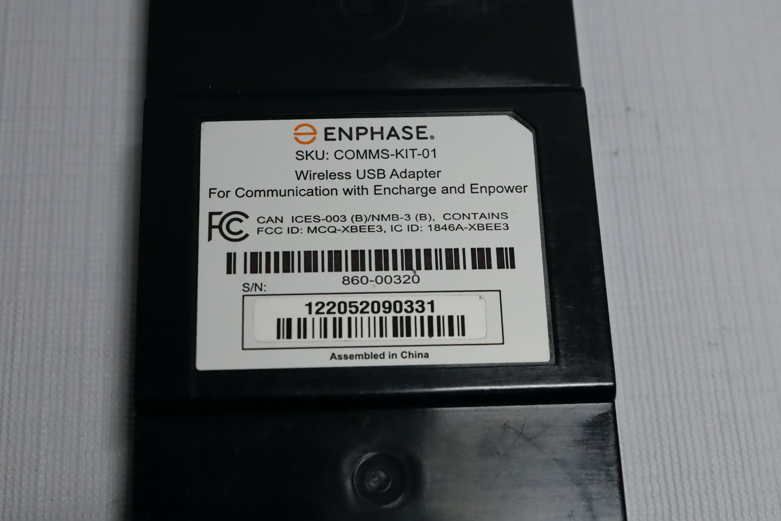 Enphase Comms kit 01 Wireless USB Adapter For Encharge & Enpower 860-00320