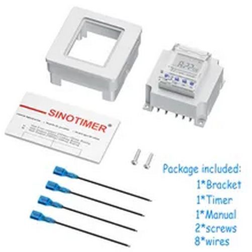 Timer Switch Two Group Relay Output Control 7 Days Weekly Programmable 2 Channel