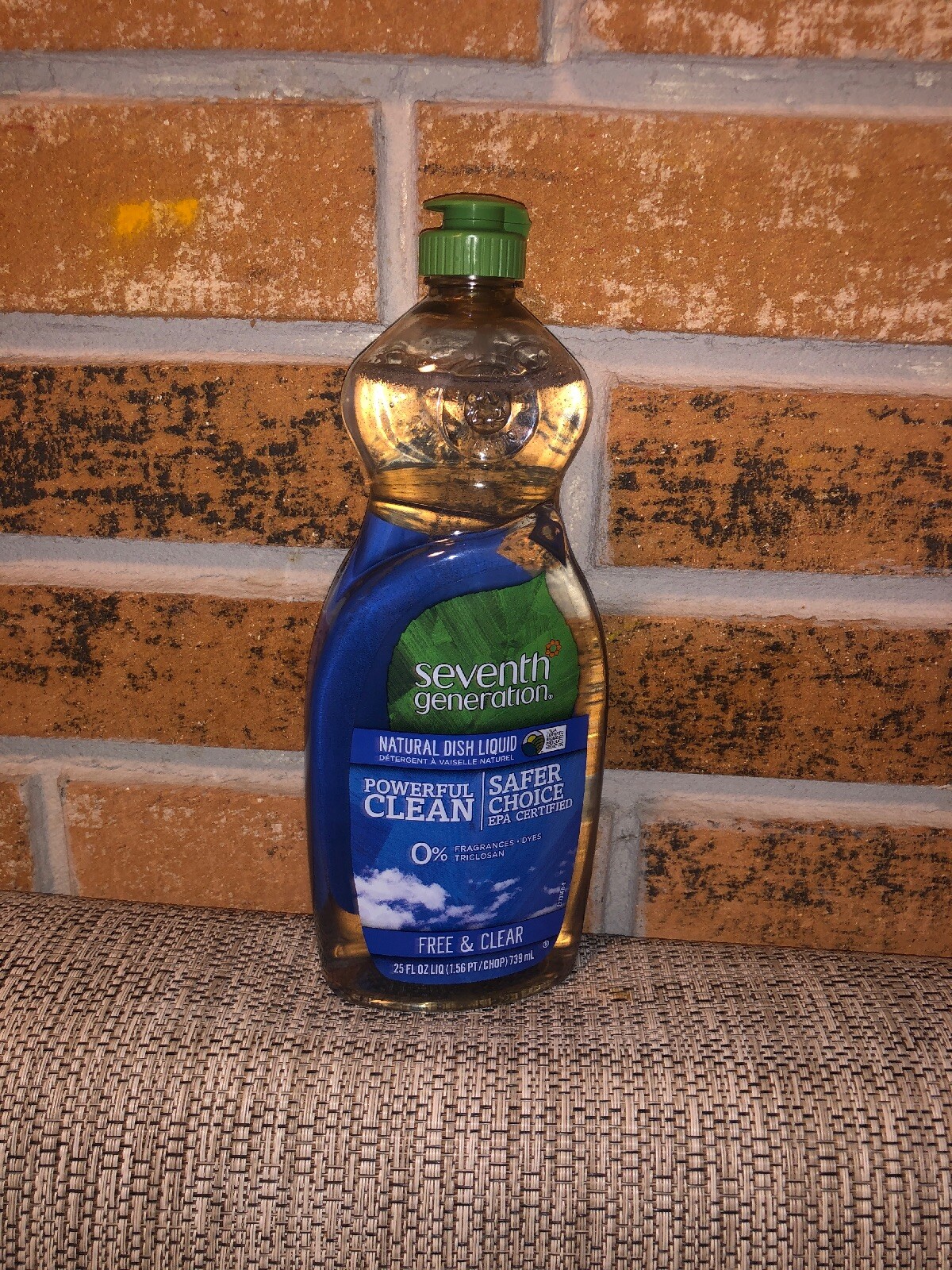 Seventh Generation Natural Dish Liquid Free Clear 25 fl oz 739 ml