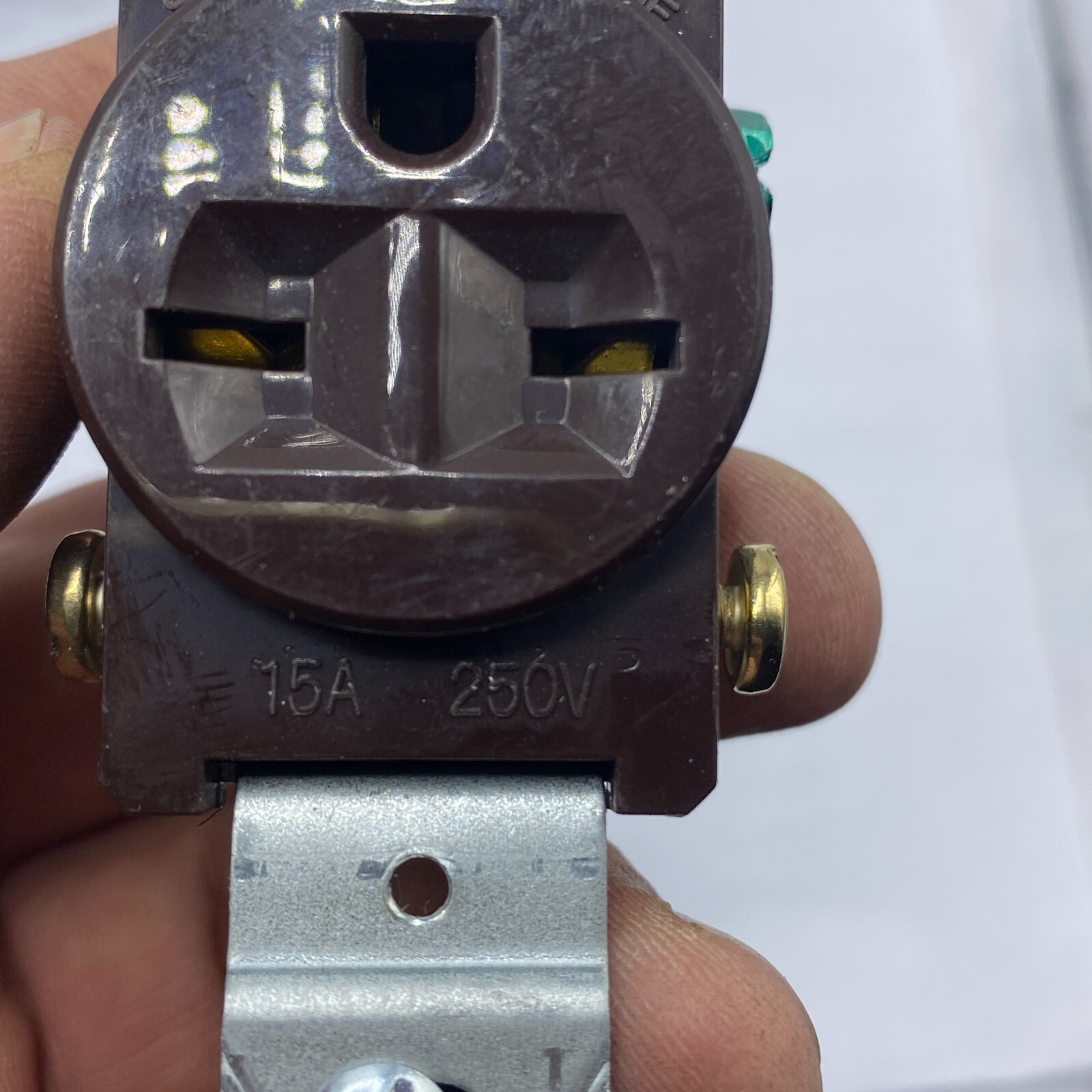 LOT OF 11 EATON 15A 125V Single Outlet Receptacle Black Commercial Grade 🔔