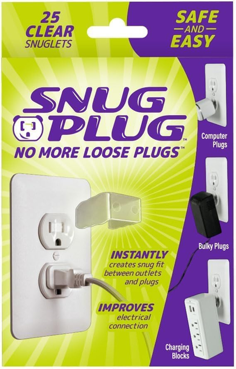 Loose Outlet Plug Fix & Outlet Insert | Prevent Plug from Being Unplugged & save