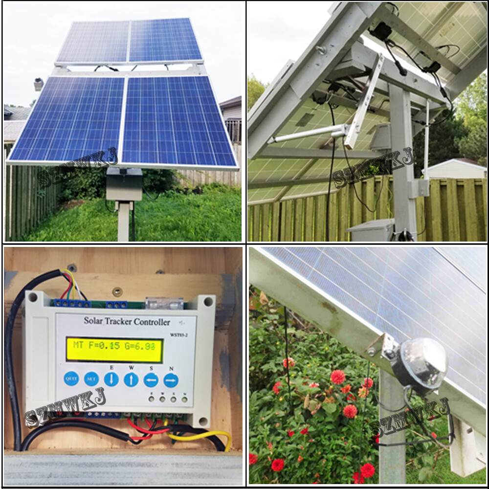 Complete Kit: Dual Axis Solar Panel Tracking Tracker Electronic Sun Track System