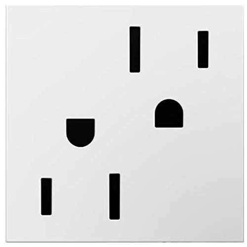Legrand adorne 15A Outlet, 12 – Pack, Gloss White Finish, ARTR152W4-12PK