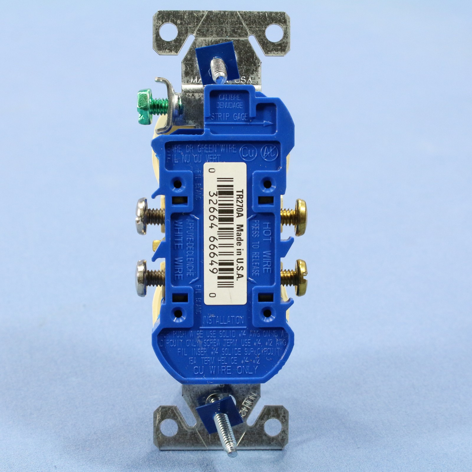10 Cooper Almond TAMPER RESISTANT Duplex Receptacle Outlets NEMA 5-15 15A TR270A