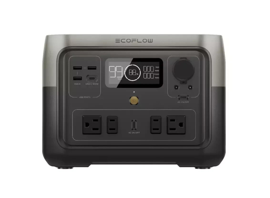 EcoFlow River 2 MaxPower Station 512Wh Portable Outdoor Solar Generator MultiUse