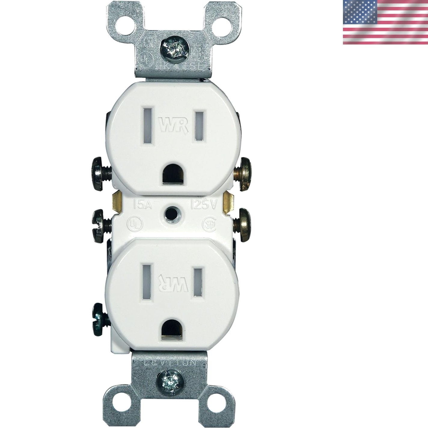 15 Amp Weather-Tamper Resistant Duplex Receptacle – Quickwire & Grounded