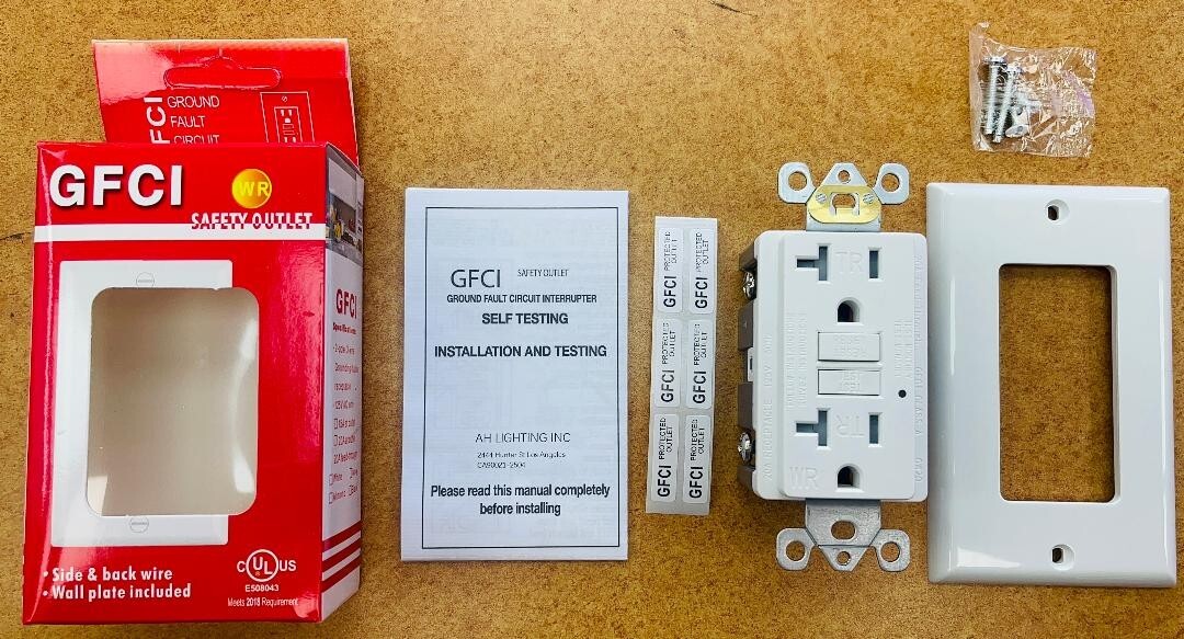 (30 PCS) 20A GFCI GFI outlet Tamper Resistant /weather Resistant/UL/Led/TR WR