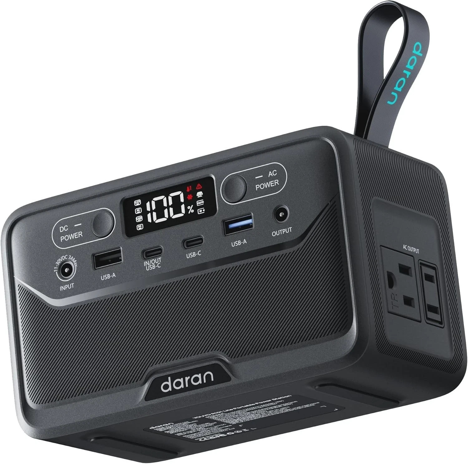 Portable Power Station 89.6Wh LiFePO4 Battery with AC Outlet 100W/110V, USB-C PD