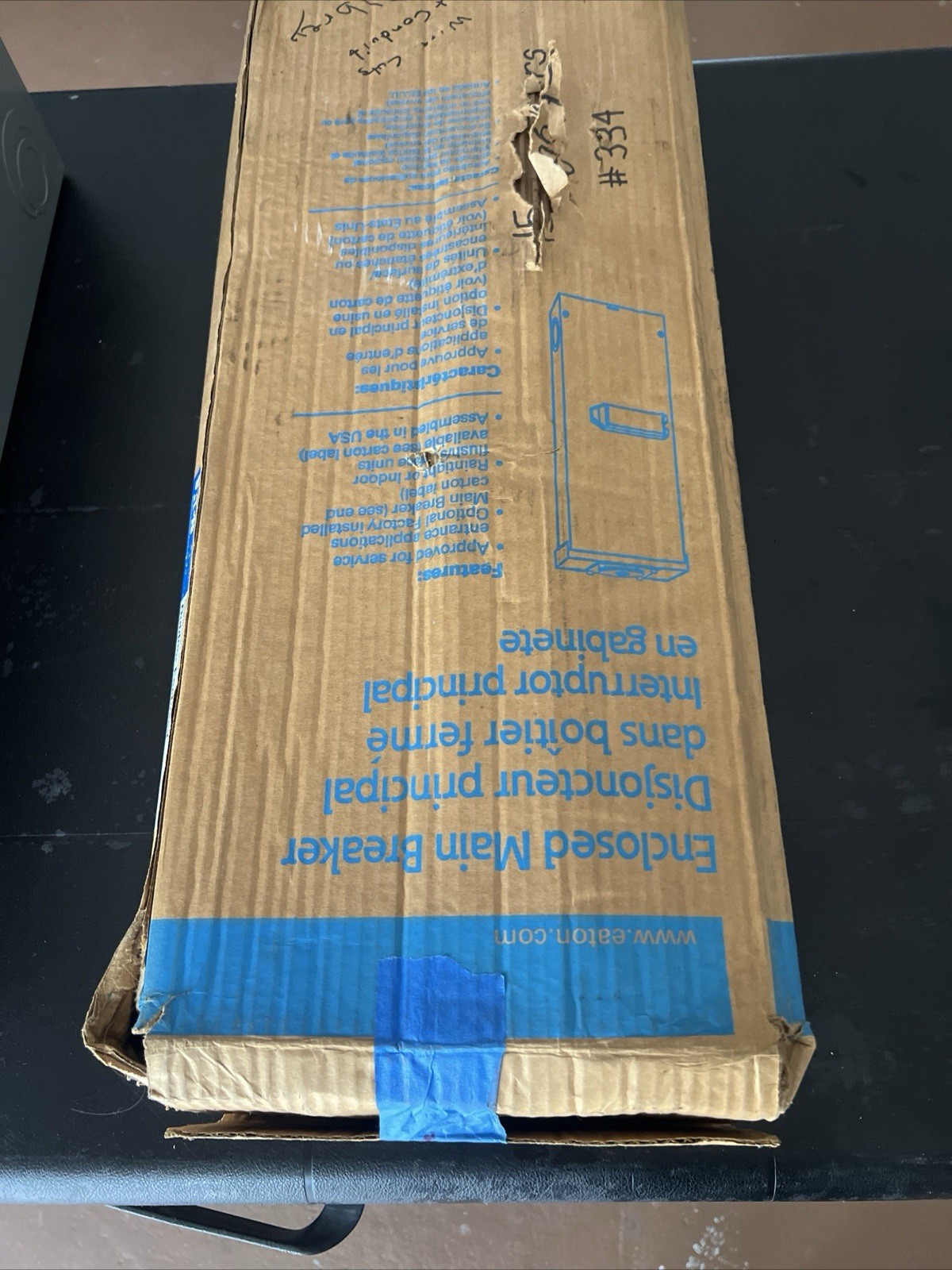 Eaton ECCVH200R Industries Main Breaker Load Center, 124/240 V, 200 A, No Size