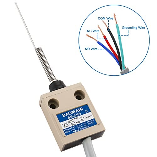 Limit Switch, Cat Whisker, 1NO+1NC SPDT, 5A IP67 | TZ-3169 IP67 BM-3169