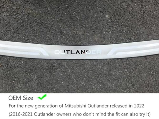 Trunk Door Sill Protector for Mitsubishi Outlander 2022 2023 2024 2025 Rear