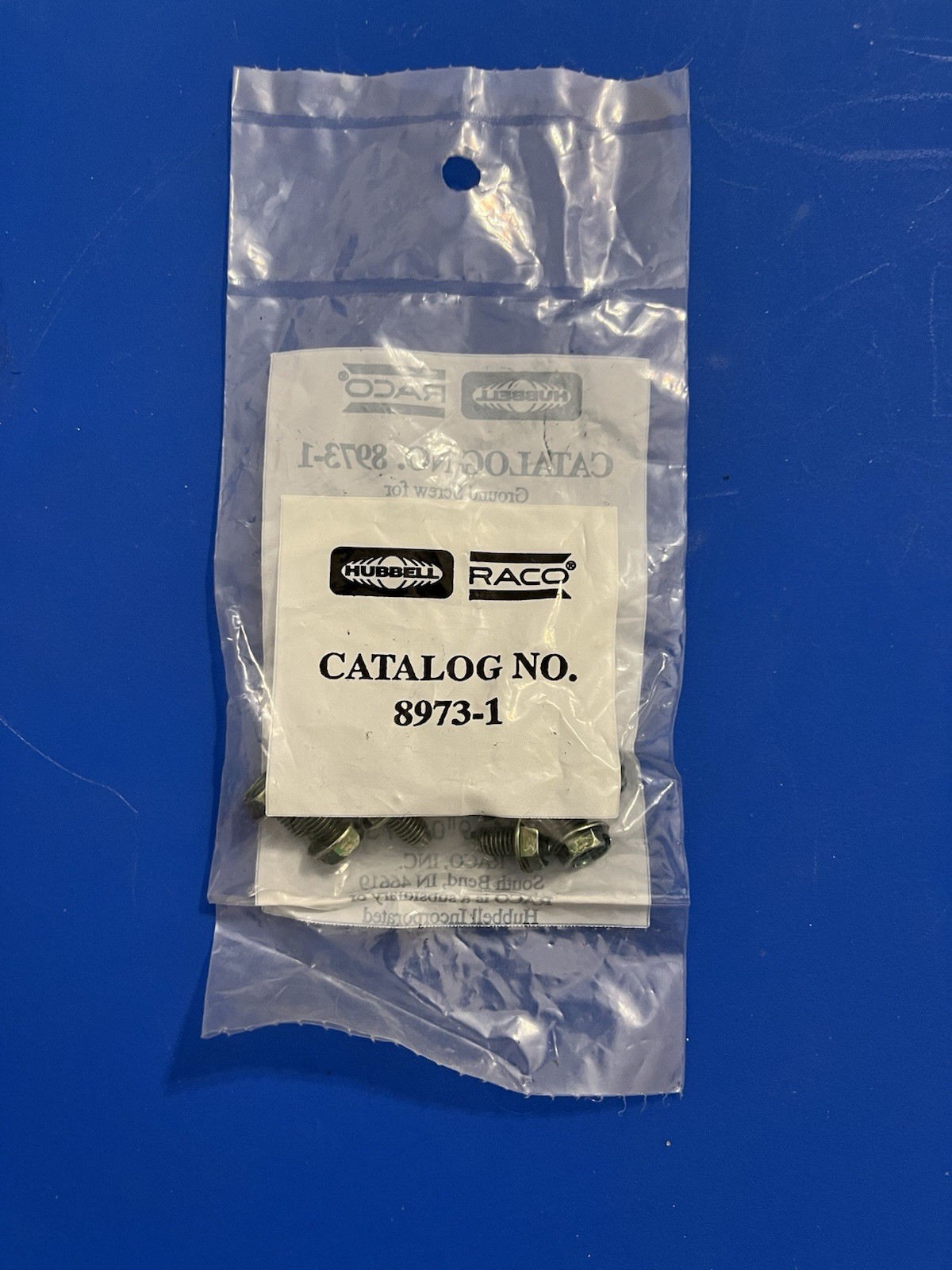 Raco 8973-1 Steel Green Slotted Head Grounding Screws 3/8 L x 3/4 D in.