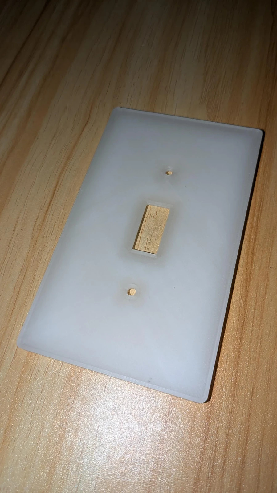 Glow In Dark Blue Light Switch Cover