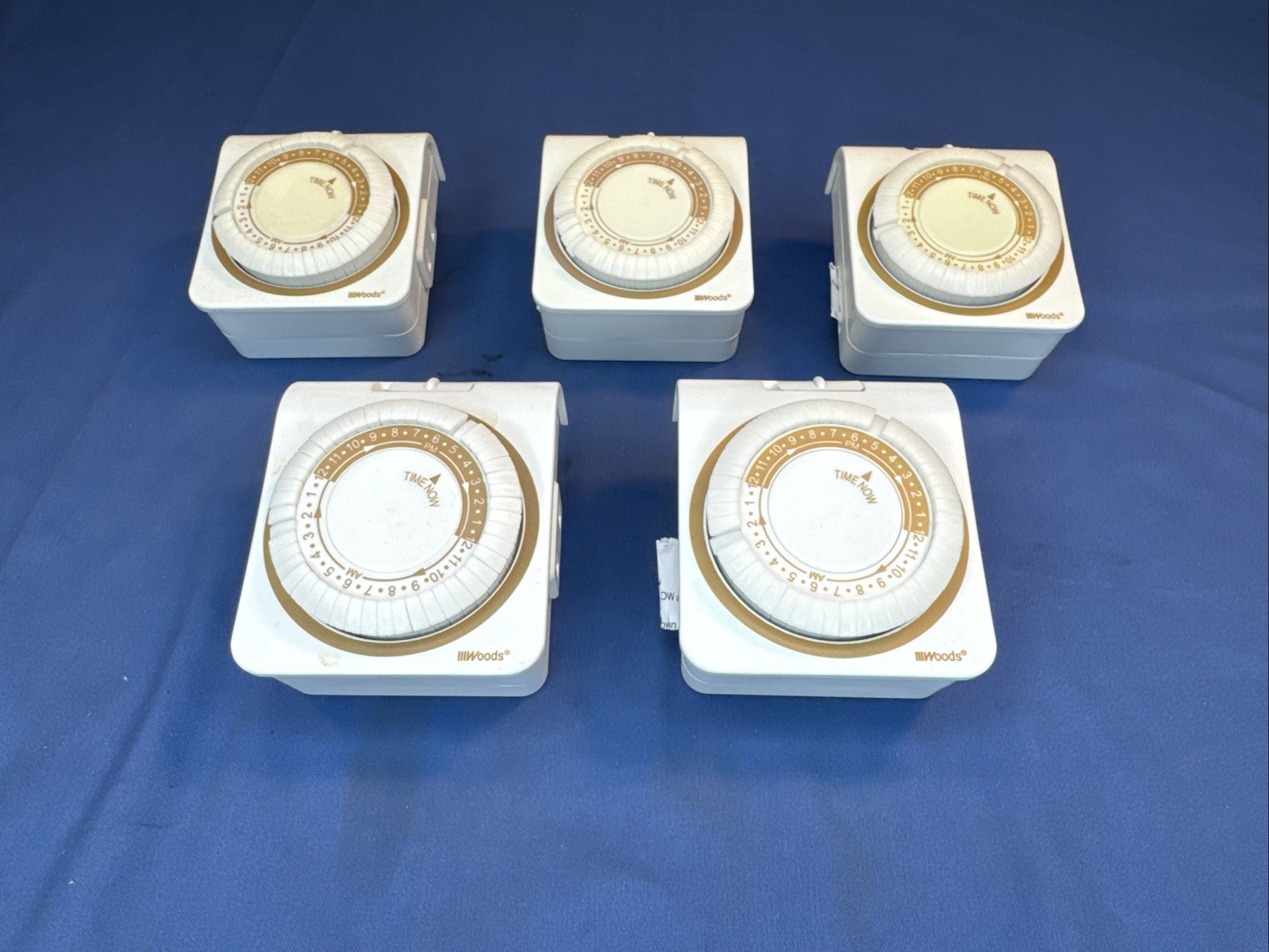 Lot of 5 Woods Indoor Lighting Timers (50000) FS 24 Hours Repeats Daily